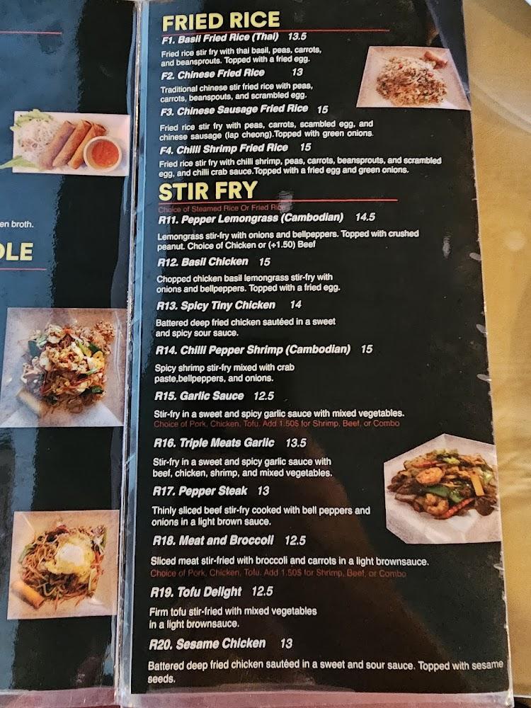 Noodles & Grill Menu